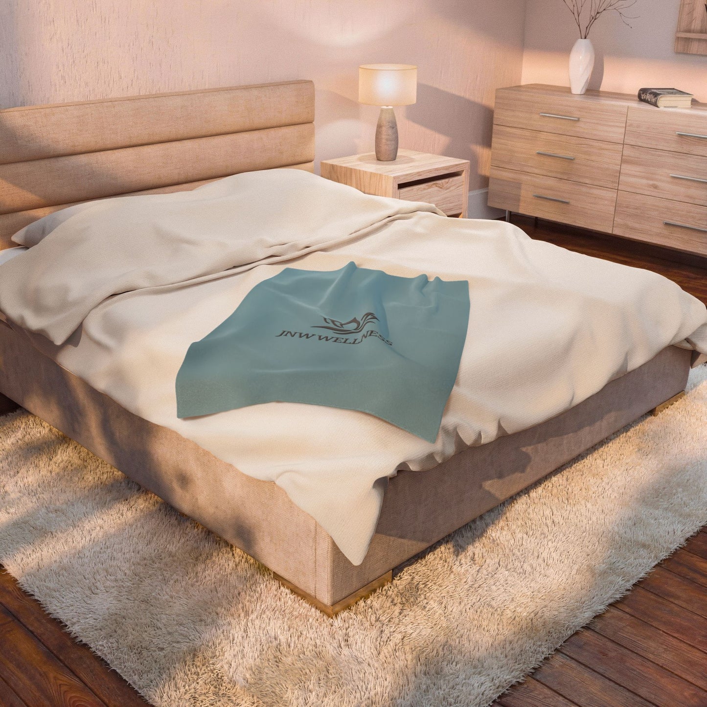 JNW Wellness Velveteen Plush Blanket