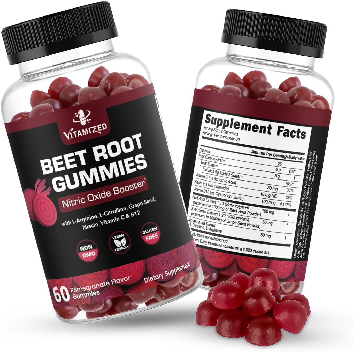 Beetroot Gummies Nitric Oxide Support