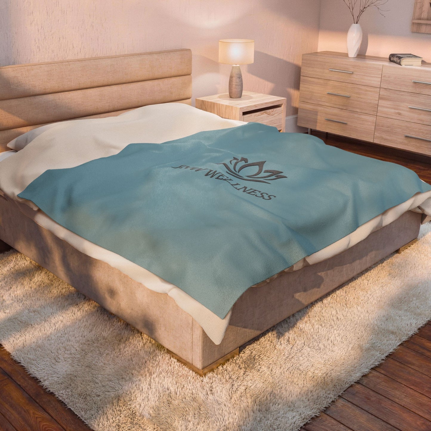 JNW Wellness Velveteen Plush Blanket