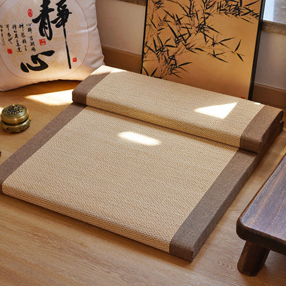 Natural Bamboo Fiber Zafu – Round Meditation Cushion for Zen Practice