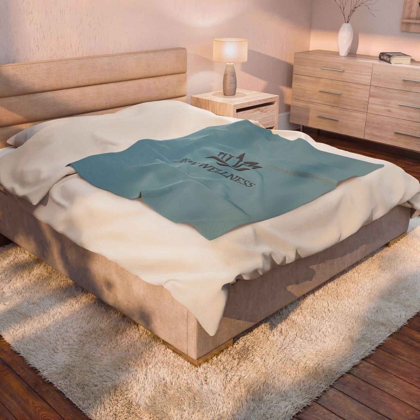 JNW Wellness Velveteen Plush Blanket