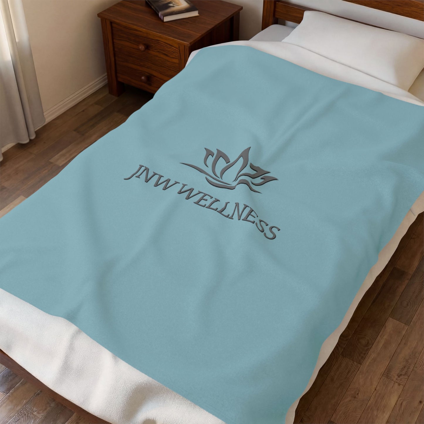 JNW Wellness Velveteen Plush Blanket