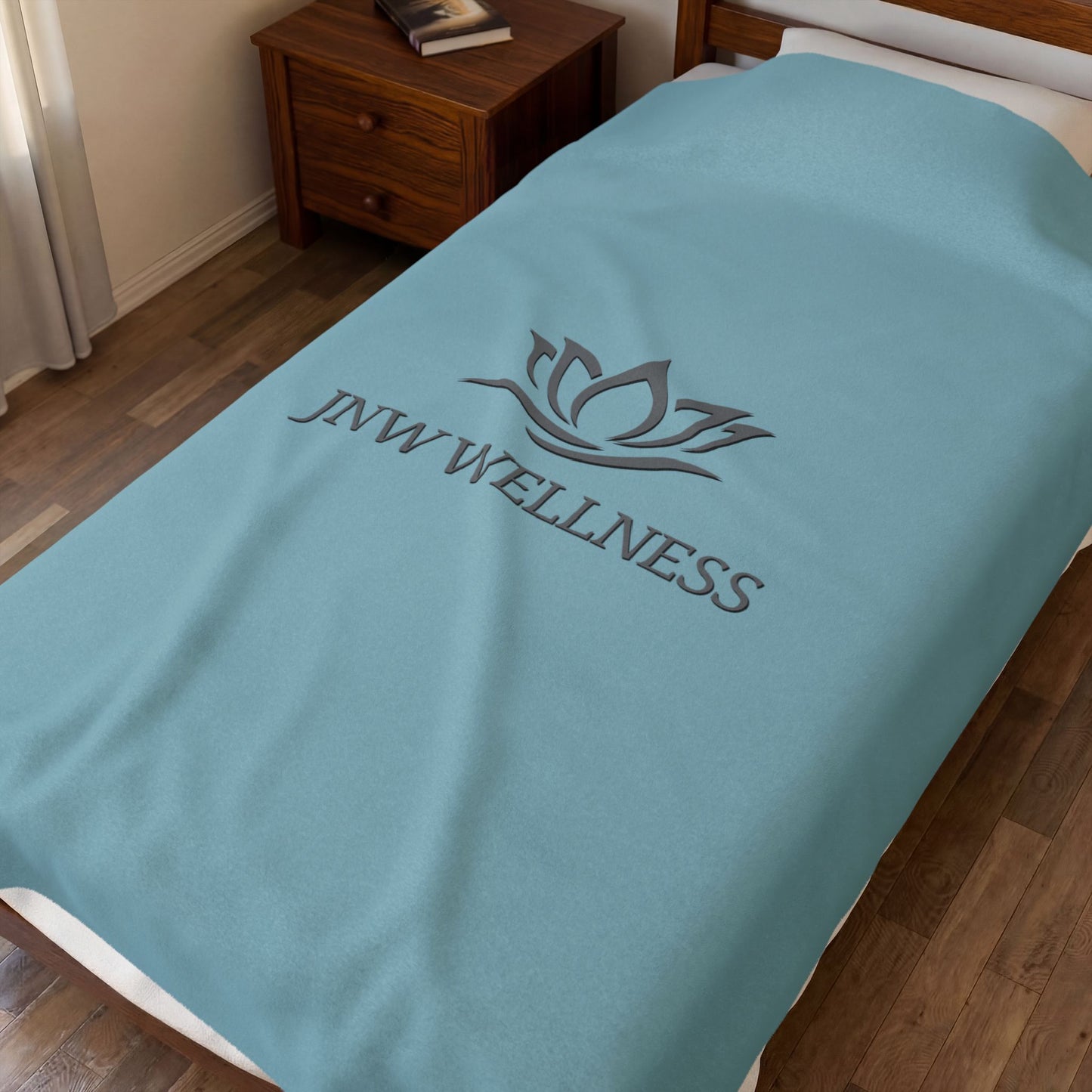 JNW Wellness Velveteen Plush Blanket