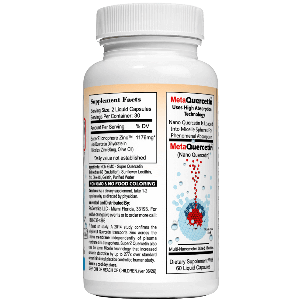 Nano Quercetin & Zinc Micelle Supplement