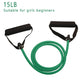 Workout Resistance Bands With Handles Training Equipment At Home
