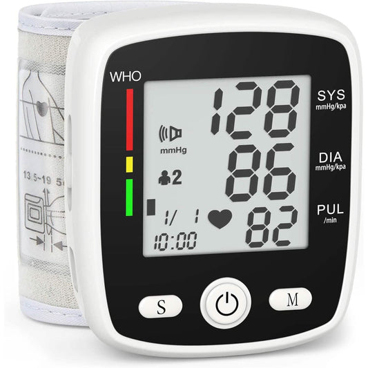 Digital Wrist Blood Pressure Monitor with Voice