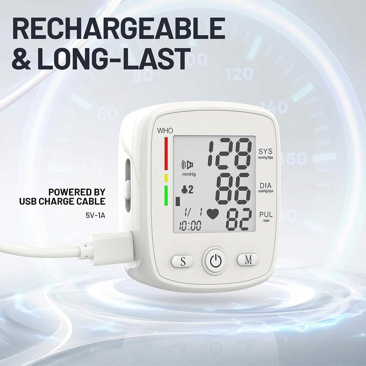 Digital Wrist Blood Pressure Monitor with Voice