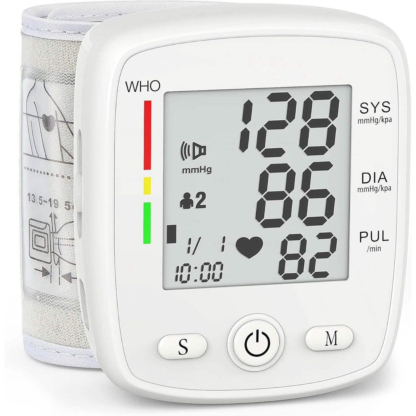 Digital Wrist Blood Pressure Monitor with Voice