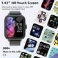 Full Touch Screen Smart Watch with Activity Tracker, Call & Message Functions, Pedometer & More