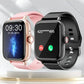 Full Touch Screen Smart Watch with Activity Tracker, Call & Message Functions, Pedometer & More