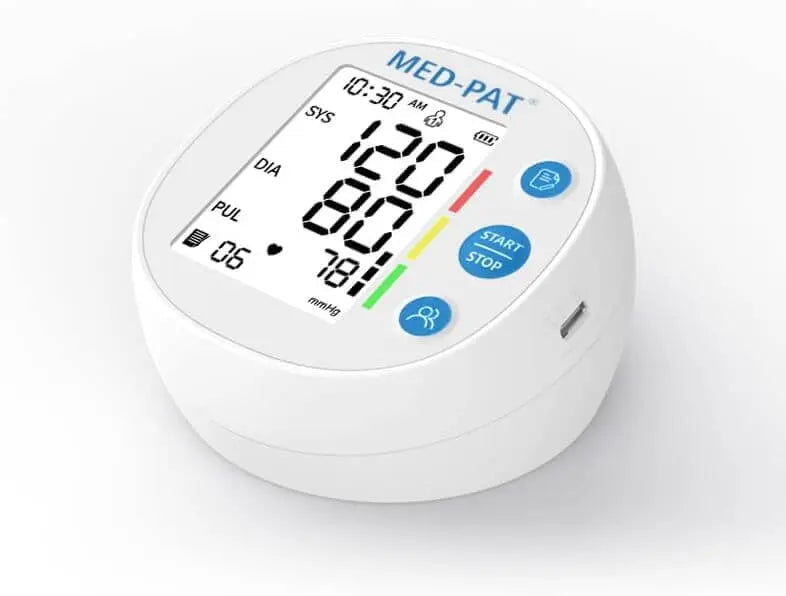 Med-Pat BP-R Round Blood Pressure Monitor