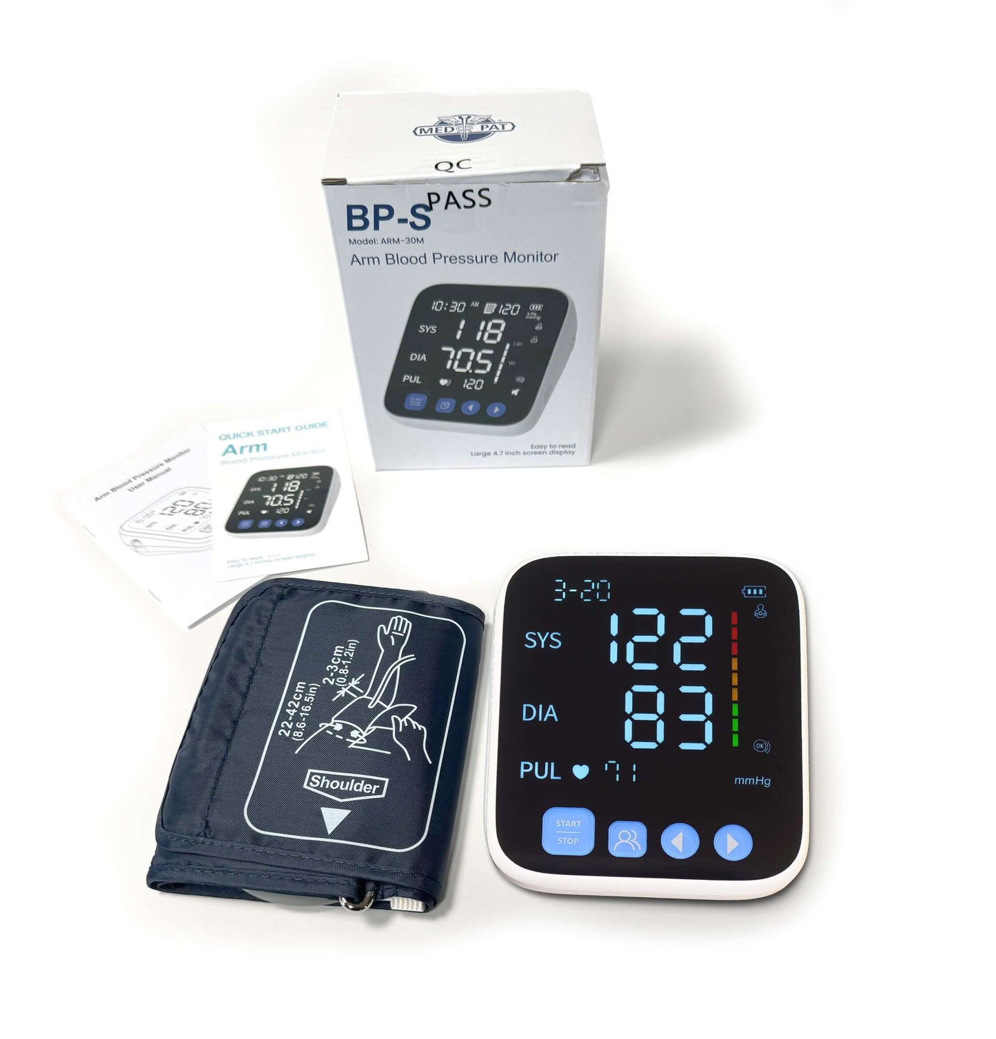 Med-Pat Arm Blood Pressure Monitor